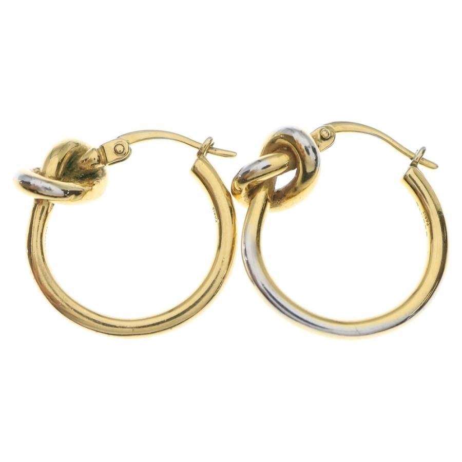 CELINE（セリーヌ） ノットスモール フープピアス GP ゴールド 5.5g