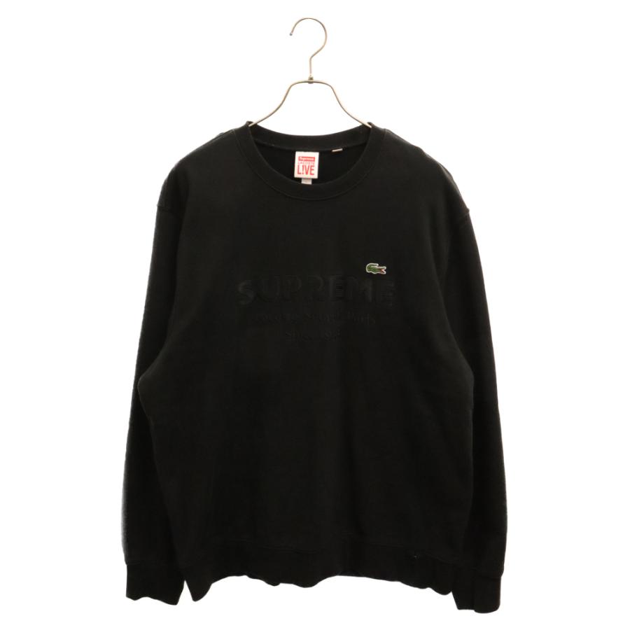 Supreme（シュプリーム） 18SS ×Lacoste Crewneck SH8513 ラコステ