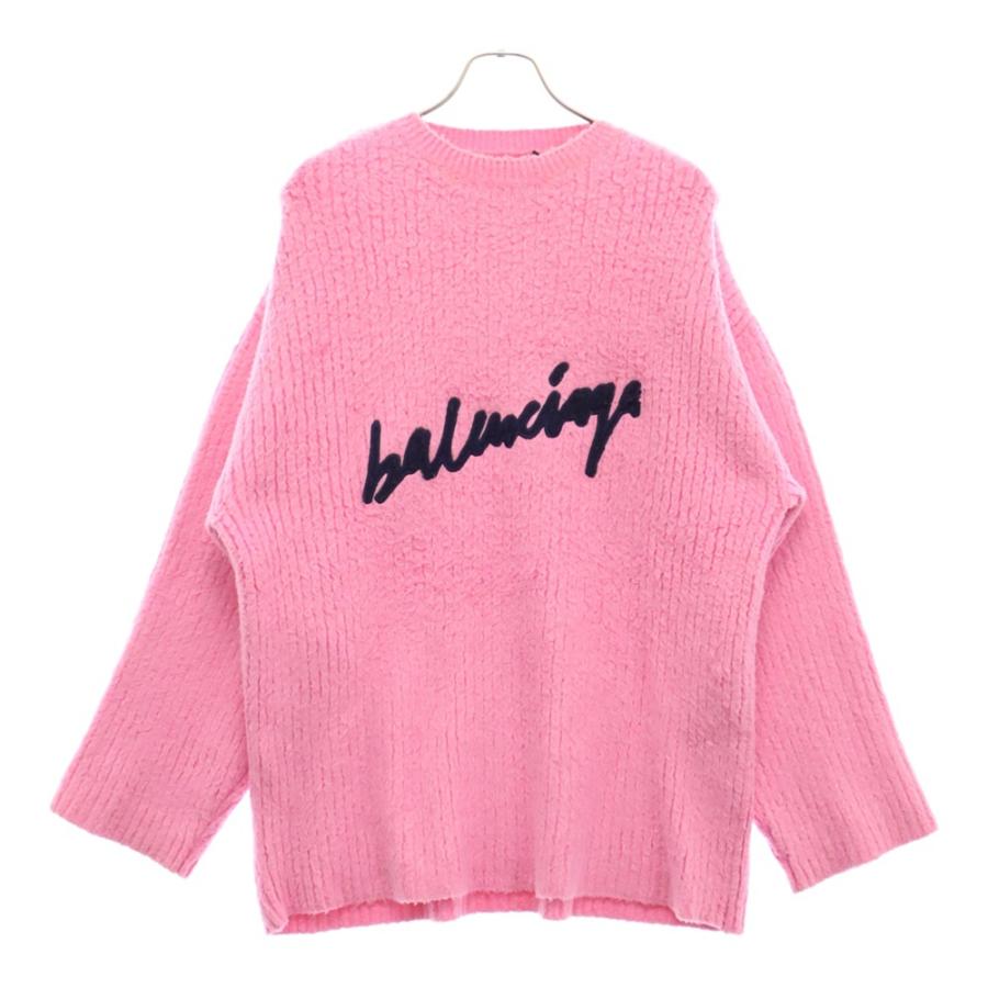 BALENCIAGA（バレンシアガ） 20AW Embroidered Logo Knit オーバー