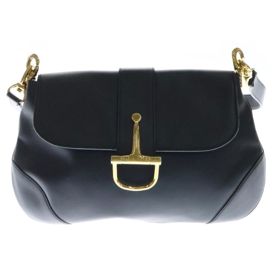 CELINE（セリーヌ） ホースビット ショルダーバッグ ヴィンテージ 黒