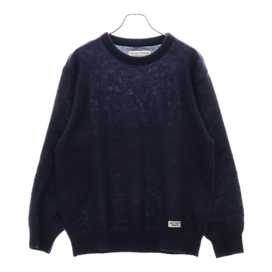 WACKO MARIA（ワコマリア） 21AW MOHAIR CREW NECK SWEATER モヘア