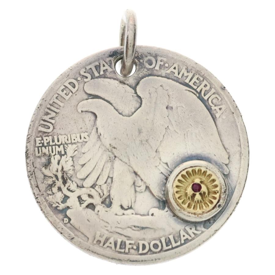 WING ROCK ウィングロック K18 金メタル付 モルガンコイン ペンダント