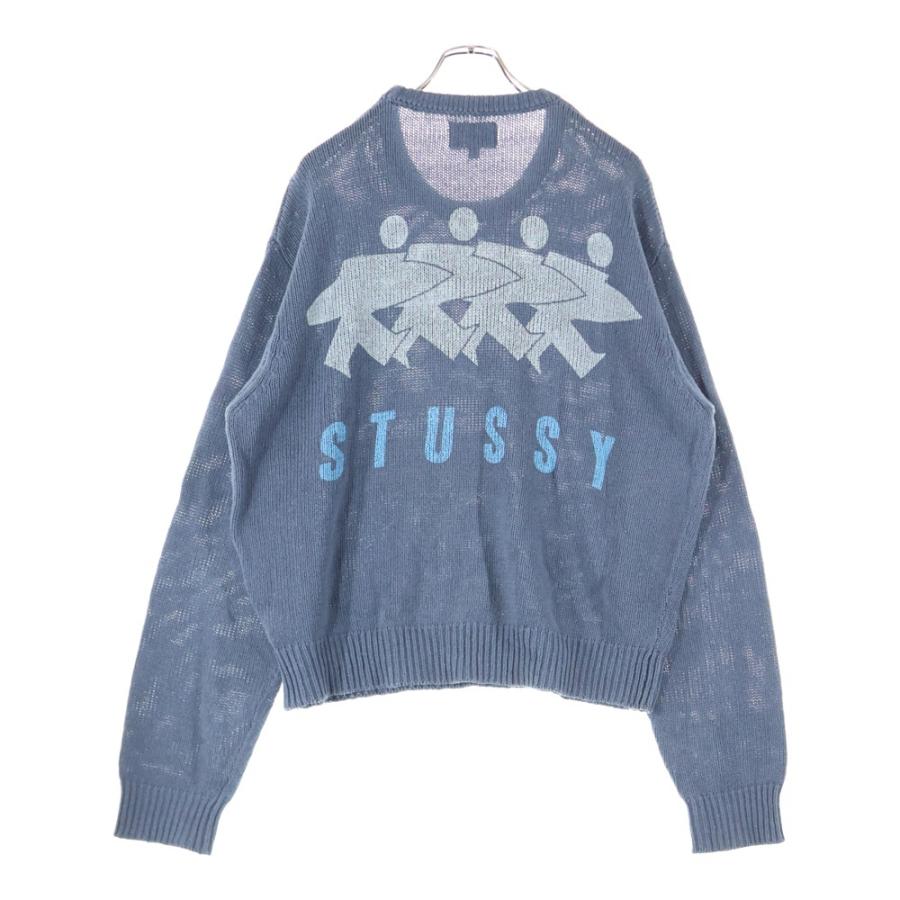 STUSSY（ステューシー） SURFMAN ICON COTTON LINEN CREW サーフマン
