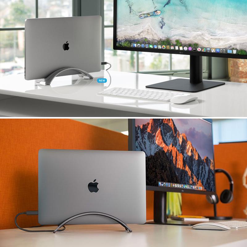 Apple Macbook Air Pro ノートパソコン スタンド 縦置き ノート