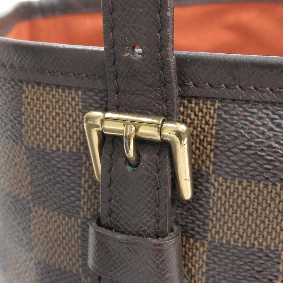 マレ ルイヴィトン LOUIS VUITTON ダミエ バケツ型バッグ ハンドバッグ