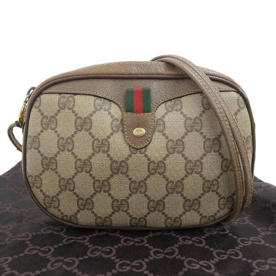 GG グッチ GUCCI オールドグッチ シェリーライン GGプラス 斜め掛け