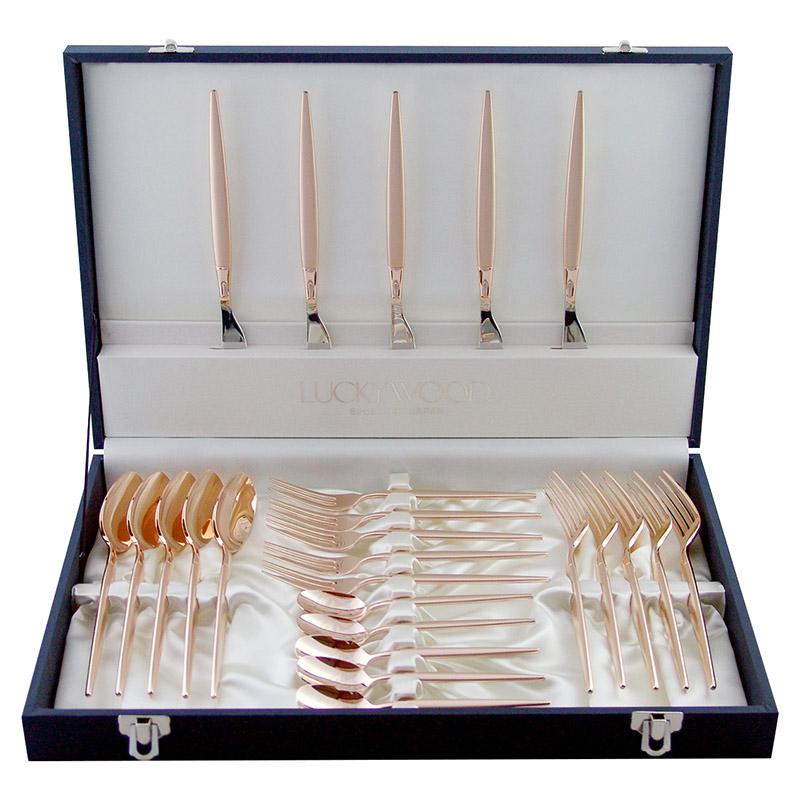 LUCKY WOOD（ラッキーウッド） カトラリーセット ナイフ フォーク