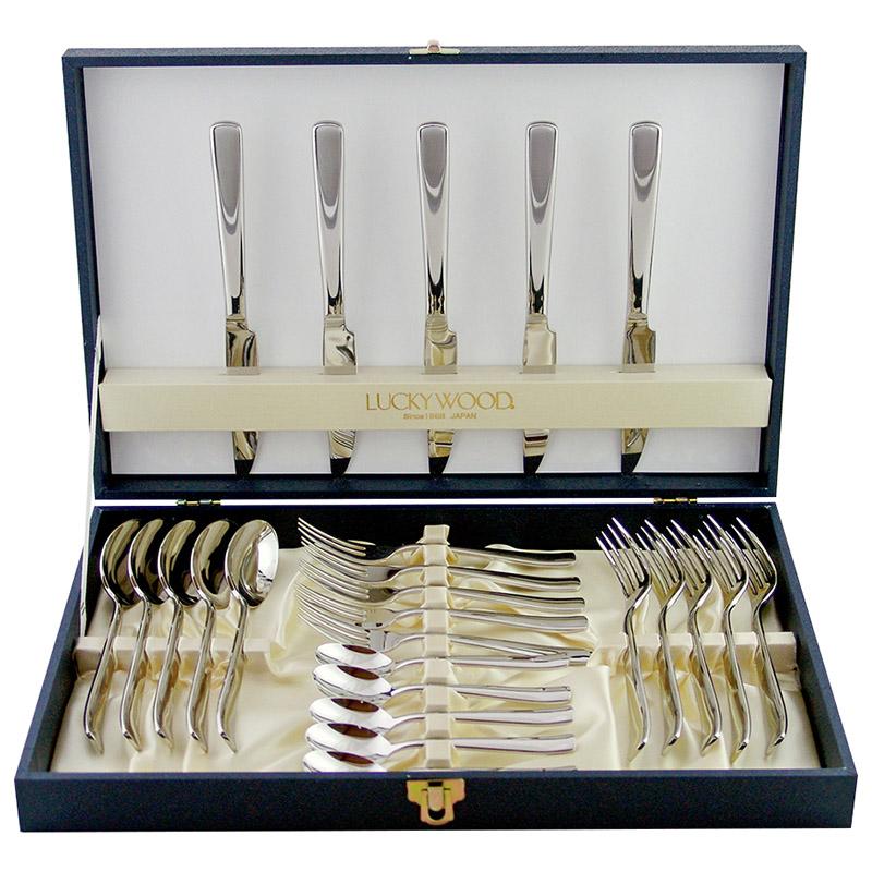 LUCKY WOOD（ラッキーウッド） カトラリーセット ナイフ フォーク
