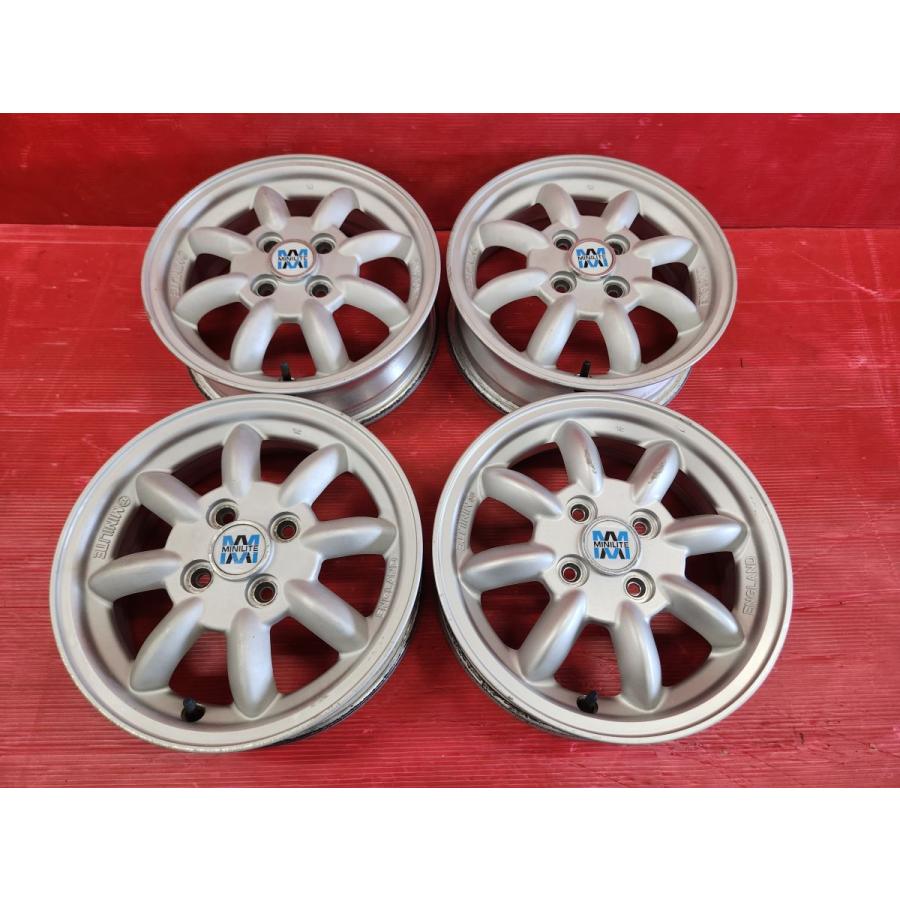 ダイハツ L700S ミラジーノ ミニライト 純正 14インチアルミホイール 4