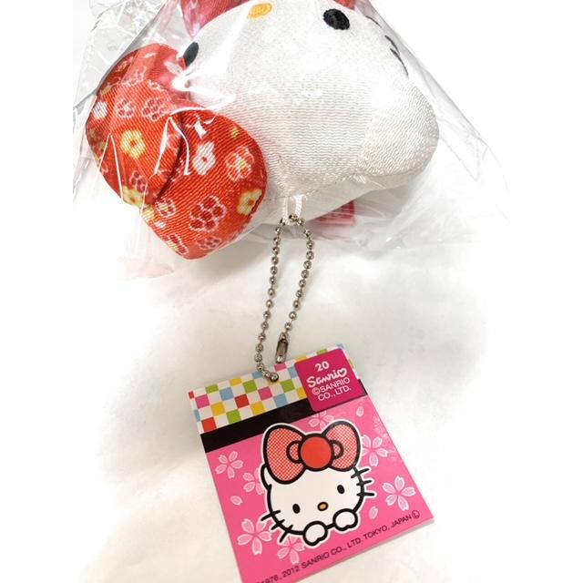 ハローキティ BIGリボン 和服着物KIMONOキティ ぬいぐるみマスコット