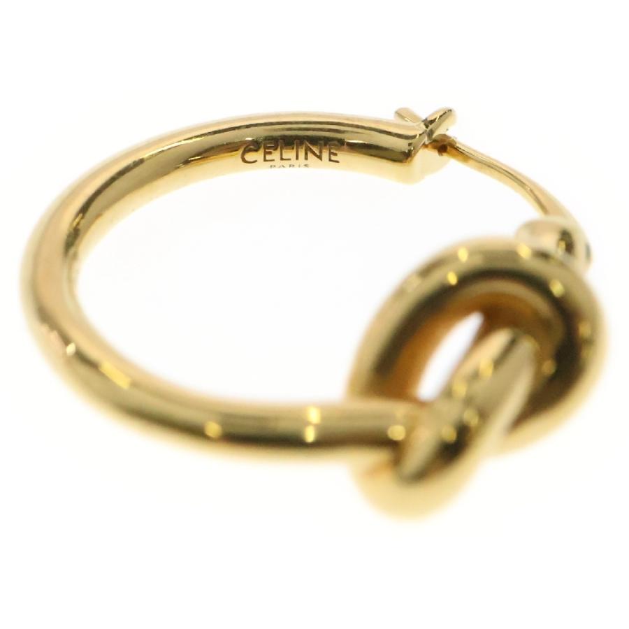 CELINE（セリーヌ） ノットピアス フープピアス イヤーアクセサリー