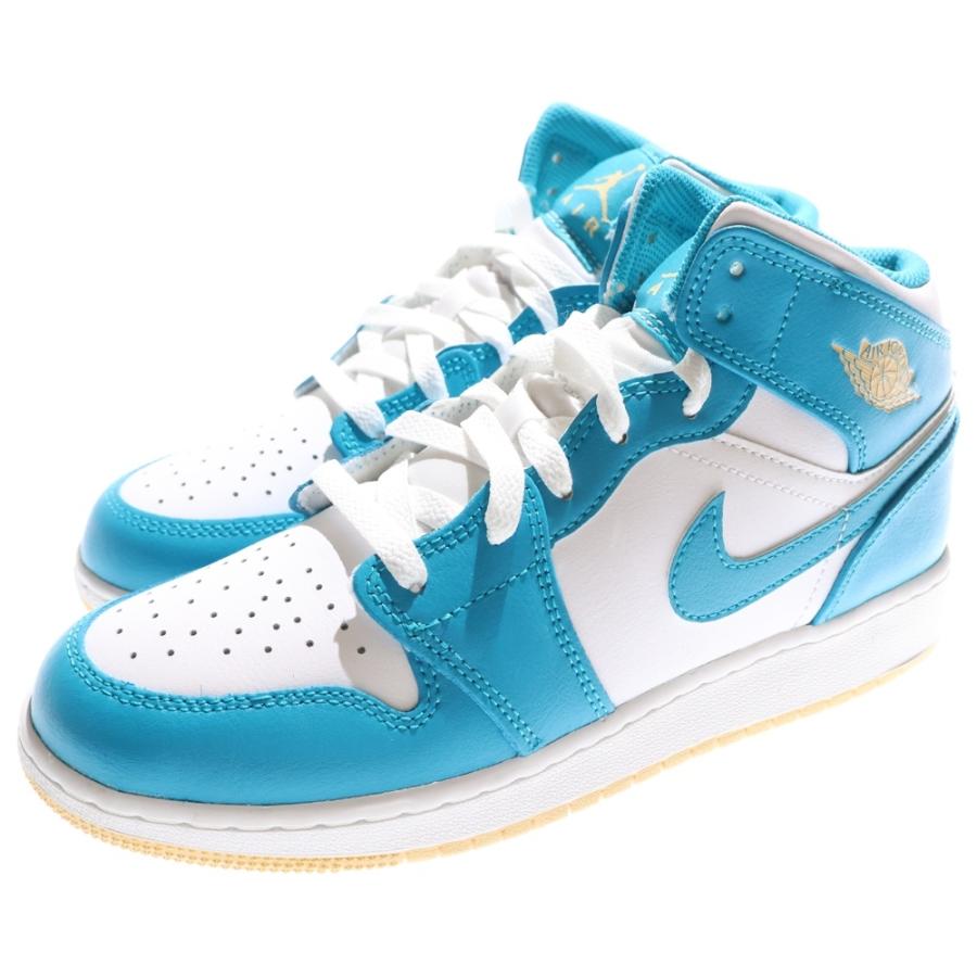 NIKE（ナイキ） GS AIR JORDAN 1 MID AQUA DQ8423-400 エアジョーダン1