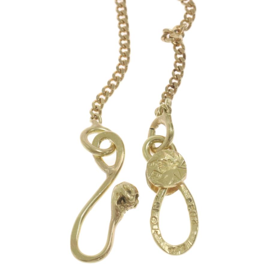 STOP LIGHT（ストップライト） K18 Skull Hook Chain 全金スカルフック