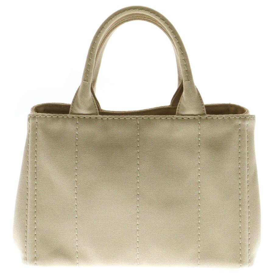 PRADA（プラダ） カナパ ロゴプリント キャンバス ハンド トートバッグ