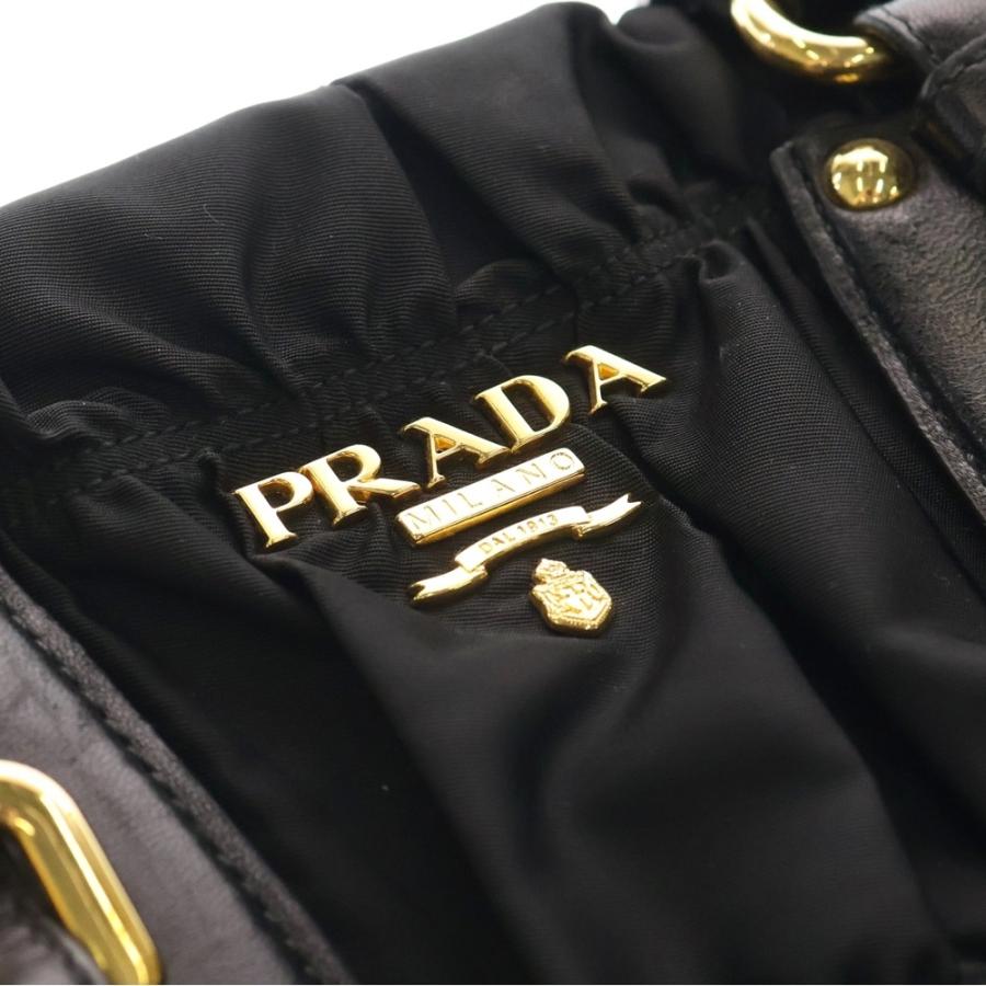 PRADA（プラダ） ギャザー 2WAYハンドバッグ ショルダーバッグ