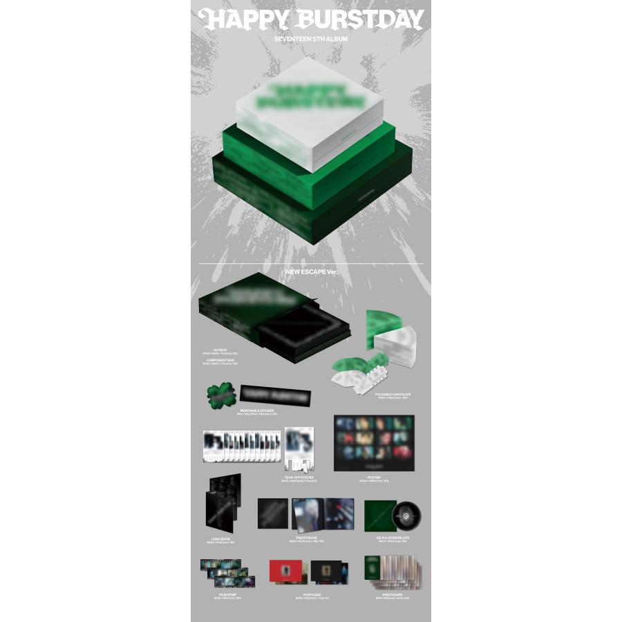 SEVENTEEN HAPPY BURSTDAY / 5TH ALBUM svt セブチ : SHOP choax2