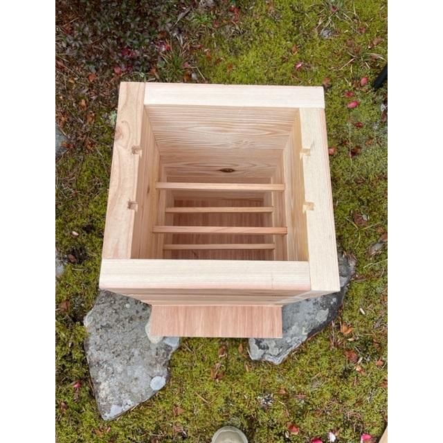 Freddo】日本みつばち用 飼育箱 重箱式巣箱 養蜂 国産 杉材 シンプル