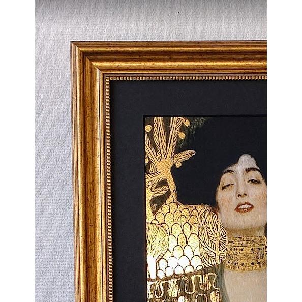 グスタフ・クリムト「ユディトI」 ジクレー、シルクスクリーン金箔加工