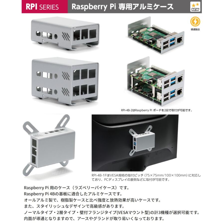 タカチ（TAKACHI） RPI-4B-1 RPI型 Raspberry Pi