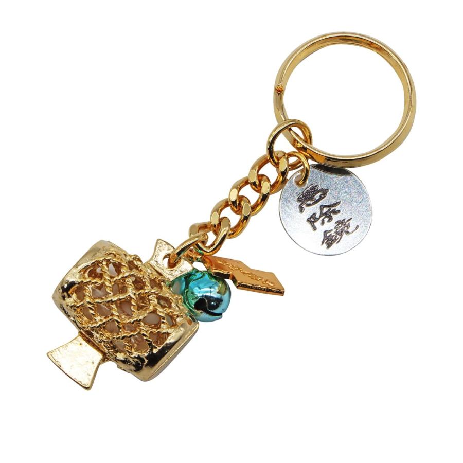 開運 金運 小槌お守り 水晶入りキーホルダー 神社で祈願済み お清め