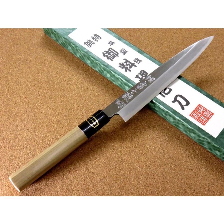 包丁 柳刃包丁 17cm (170mm) 関の刃物 炭素鋼 白紙3号 右利き 片刃包丁