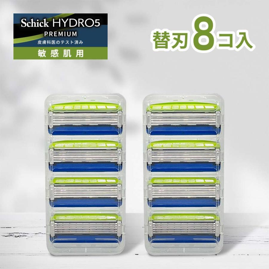 HYDRO5 シック 替刃 8個 ハイドロ5 プレミアム 敏感肌 替刃8個 替え刃