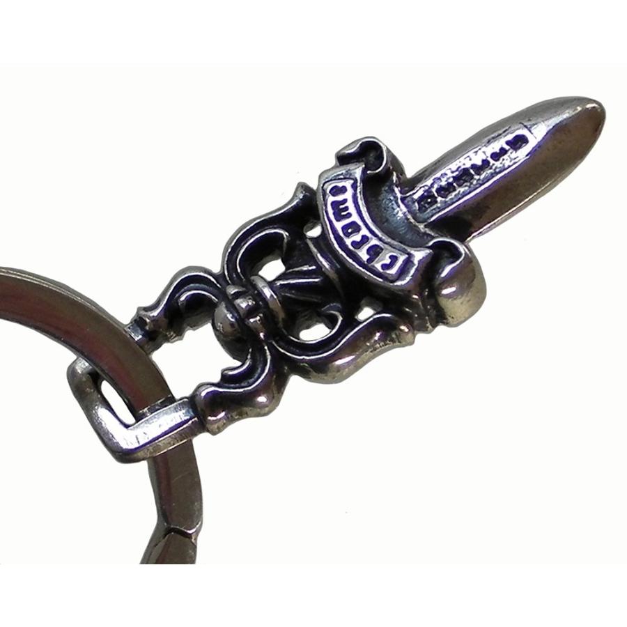 CHROME HEARTS KEY CHAIN SHORT CLASSIC CLIP w/DAGGER クロムハーツ