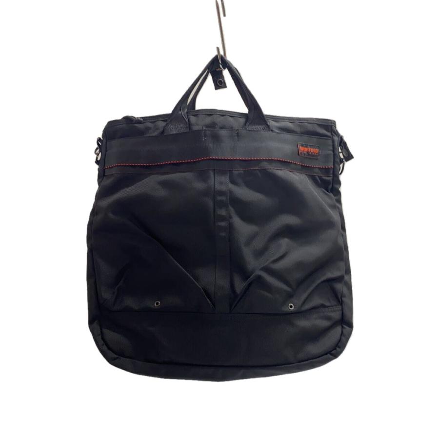 BRIEFING◇ヘルメットバッグ/ナイロン/ブラック/無地/2WAY/MADE IN USA