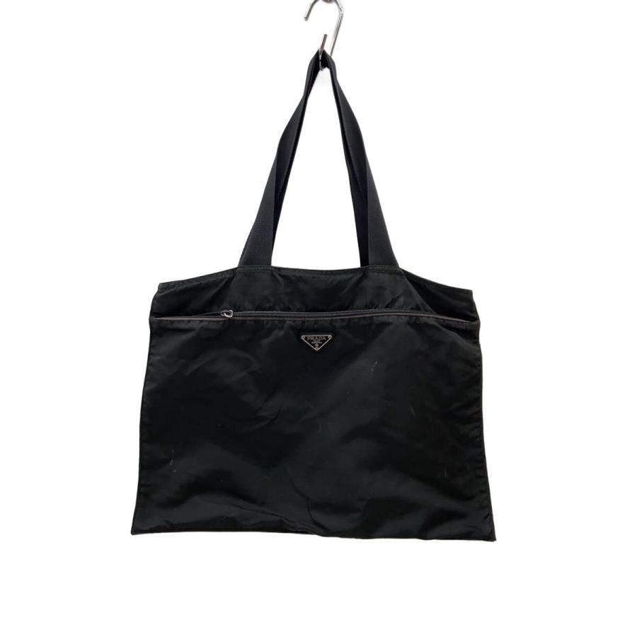 PRADA◇ショルダーバッグ/ナイロン/BLK/無地 : セカンドストリート