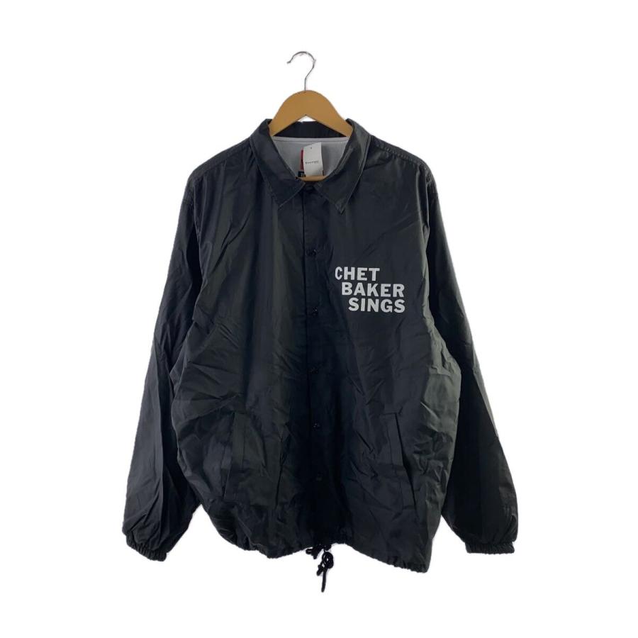 WACKO MARIA◇ナイロンコーチジャケット/XL/ナイロン/BLK/プリント