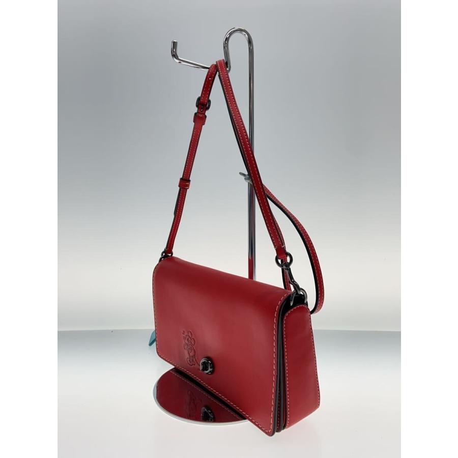 COACH◇×Disney/ミッキー/ショルダーバッグ[仕入]/レザー/RED/DK-20215