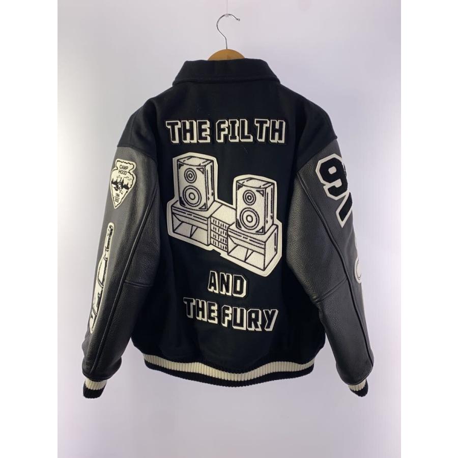 NEIGHBORHOOD◇スタジャン/M/ウール/BLK/222SZNH-JKM03 : セカンド