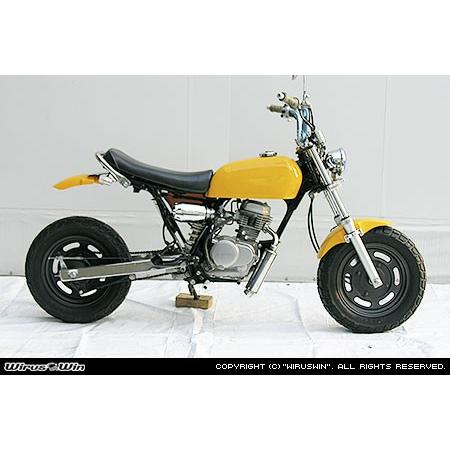 WirusWin エイプ50 ロッドショート マフラー/ウイルズウィン