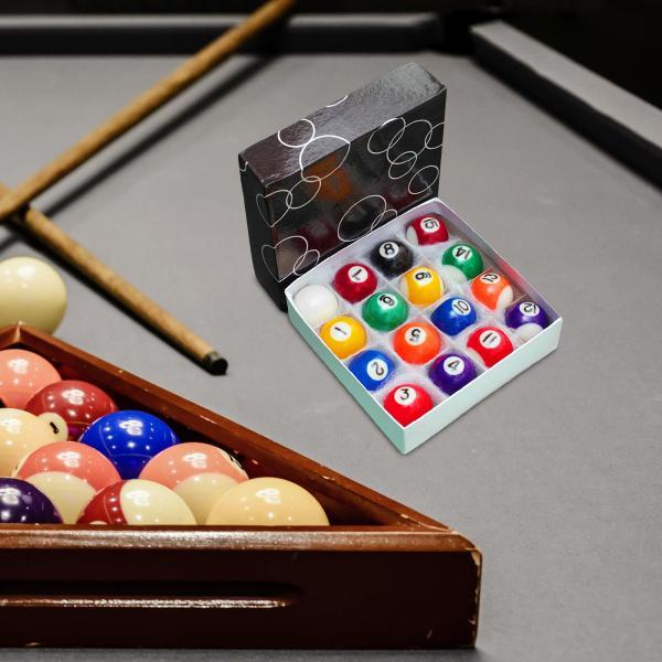 ミニビリヤードボール 16個セット 家庭用レクリエーションスポーツ用
