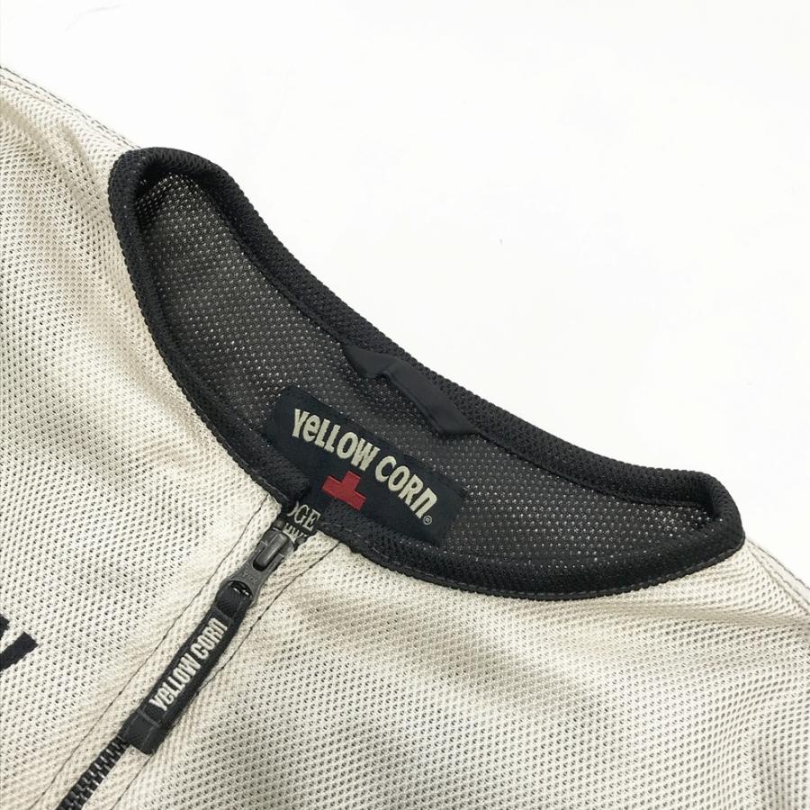 YELLOW CORN イエローコーン YMT-001 半袖メッシュジャケット ベージュ