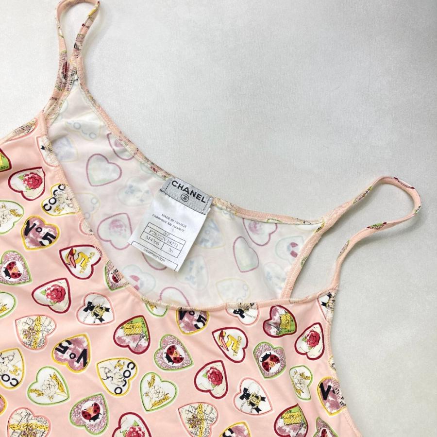 CHANEL（シャネル） P28222 キャミソール バレンタイン 総柄 ピンク系