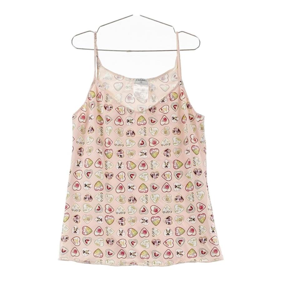 CHANEL（シャネル） P28222 キャミソール バレンタイン 総柄 ピンク系