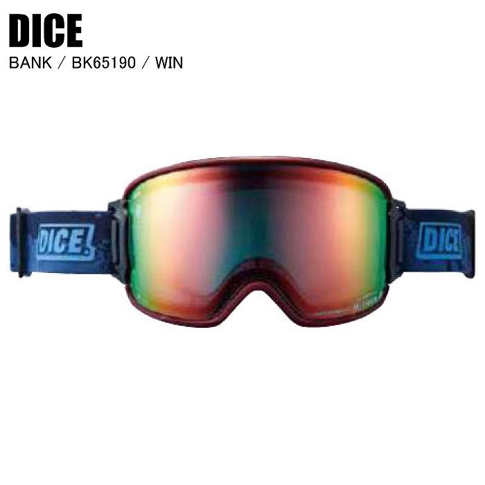 DICE ダイス BANK バンク WIN BK65190 スキー スノーボード ゴーグル