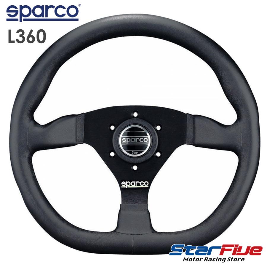 sparco スパルコ ステアリング L360 LEATHER レザー 330mm DEEP0mm