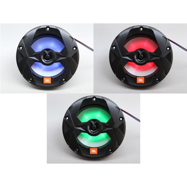 JBL 6.5インチ マリンスピーカー 2way LED付き 防水スピーカー