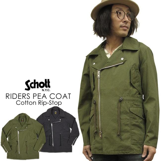 Schott N.Y.C（ショット） Schott コットン リップストップ ライダース
