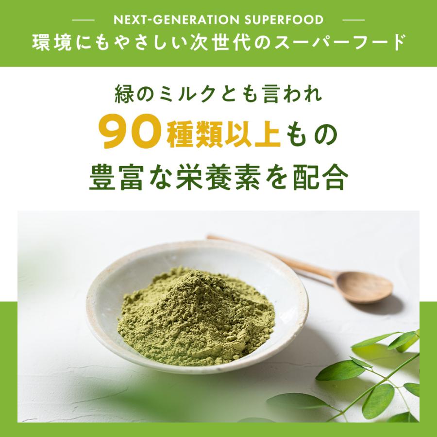 モリンガ パウダー 100g 3袋 フィリピン産 スーパーフード 青汁 有機