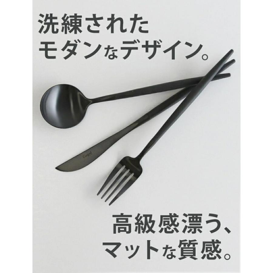Cutipol（クチポール） ゴア オールブラック ディナーフォーク