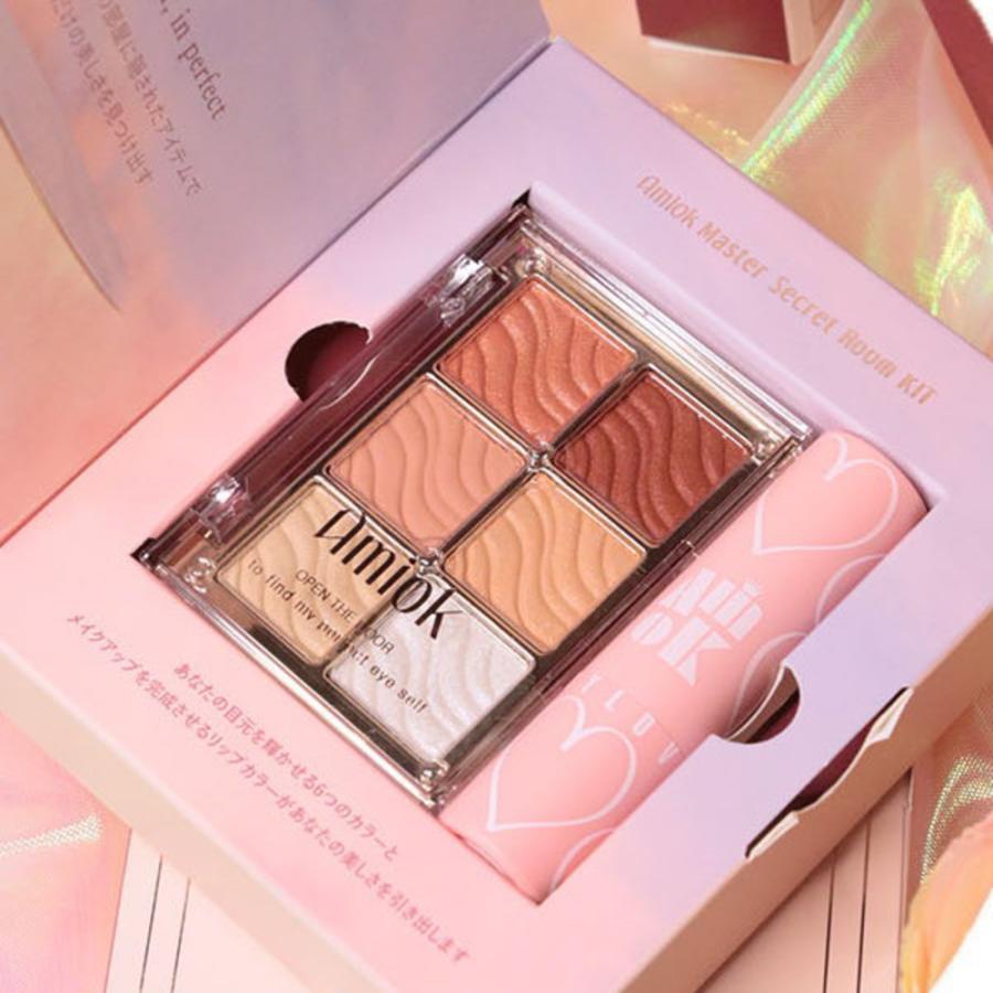 限定品】アミオク アイシャドウパレット ＆ リップ セット 新感覚