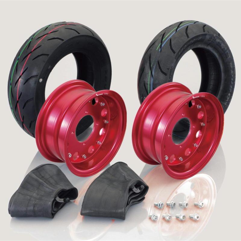 KITACO（キタコ） KITACO 8インチアルミホイール入門SET（110/80+120