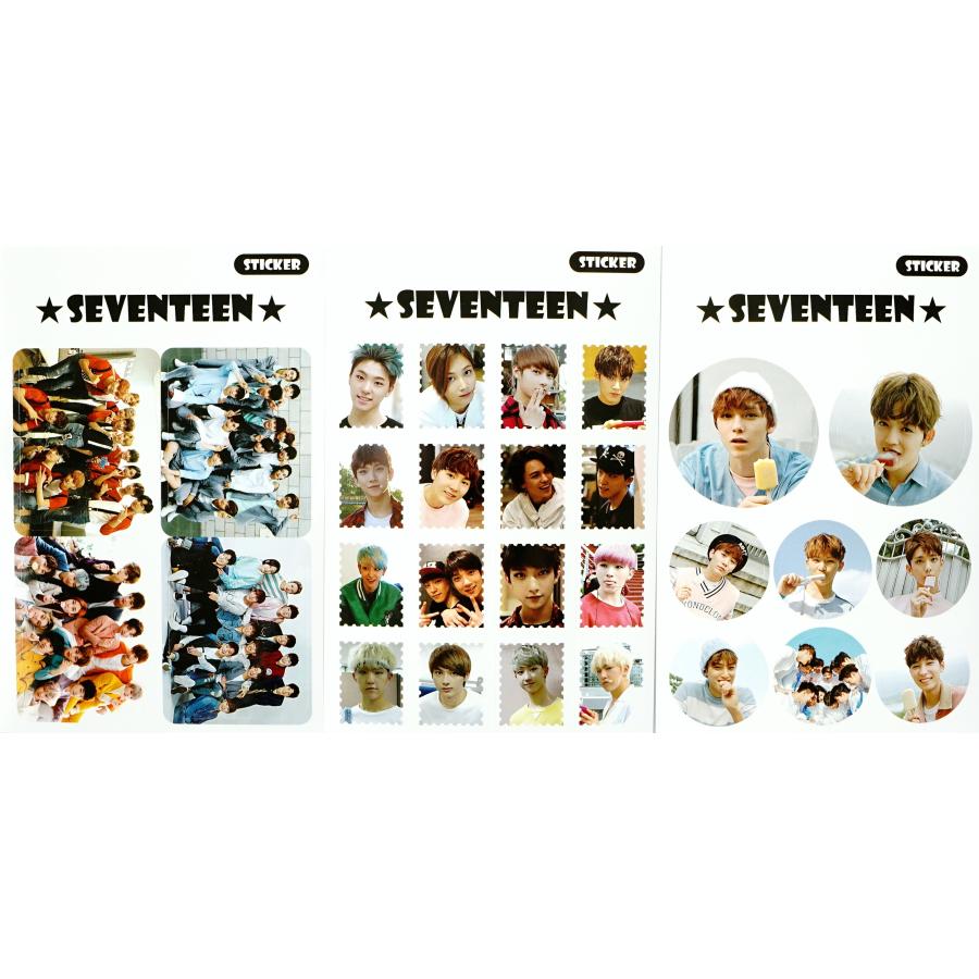 seventeen セブンティーン グッズ ポストカード セット ( 12枚 +