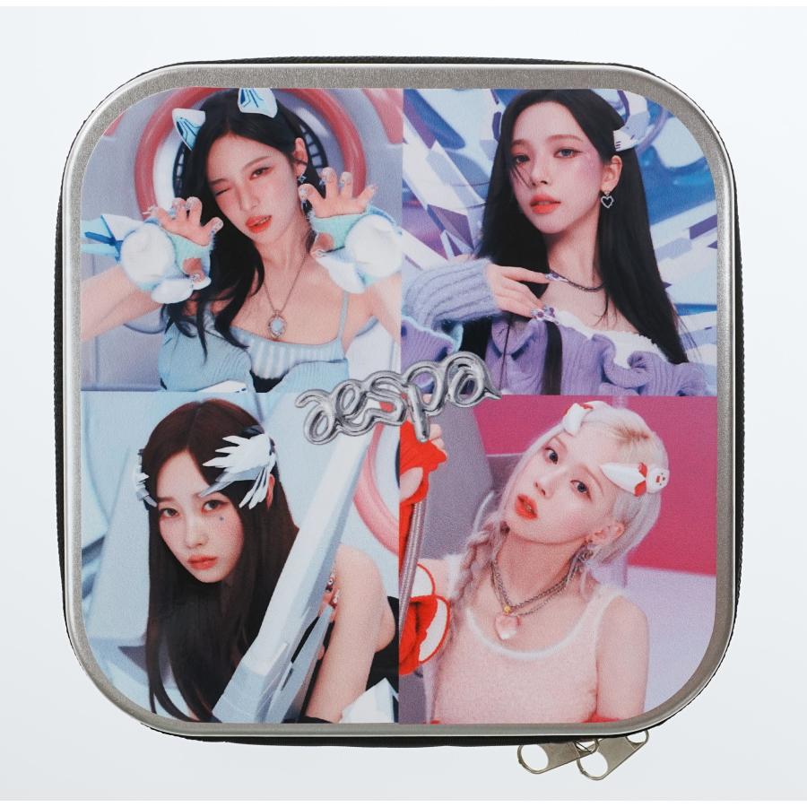 aespa エスパ グッズ CDケース/DVDケース (20枚収 納 可能) K-POP 6
