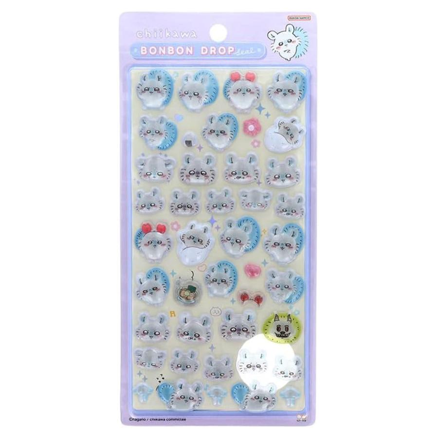 サンスター文具 ちいかわ グッズ ボンボンドロップシール モモンガ