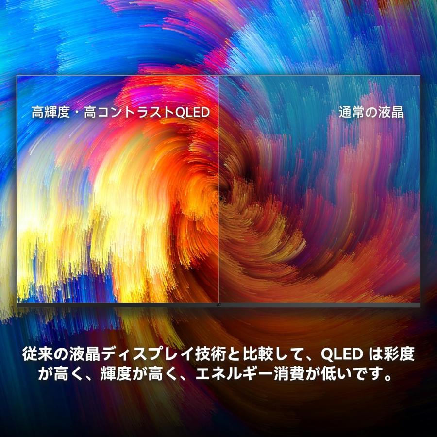 FPD チューナーレス テレビ 4K 50V型 Mini LED 量子ドット Google TV