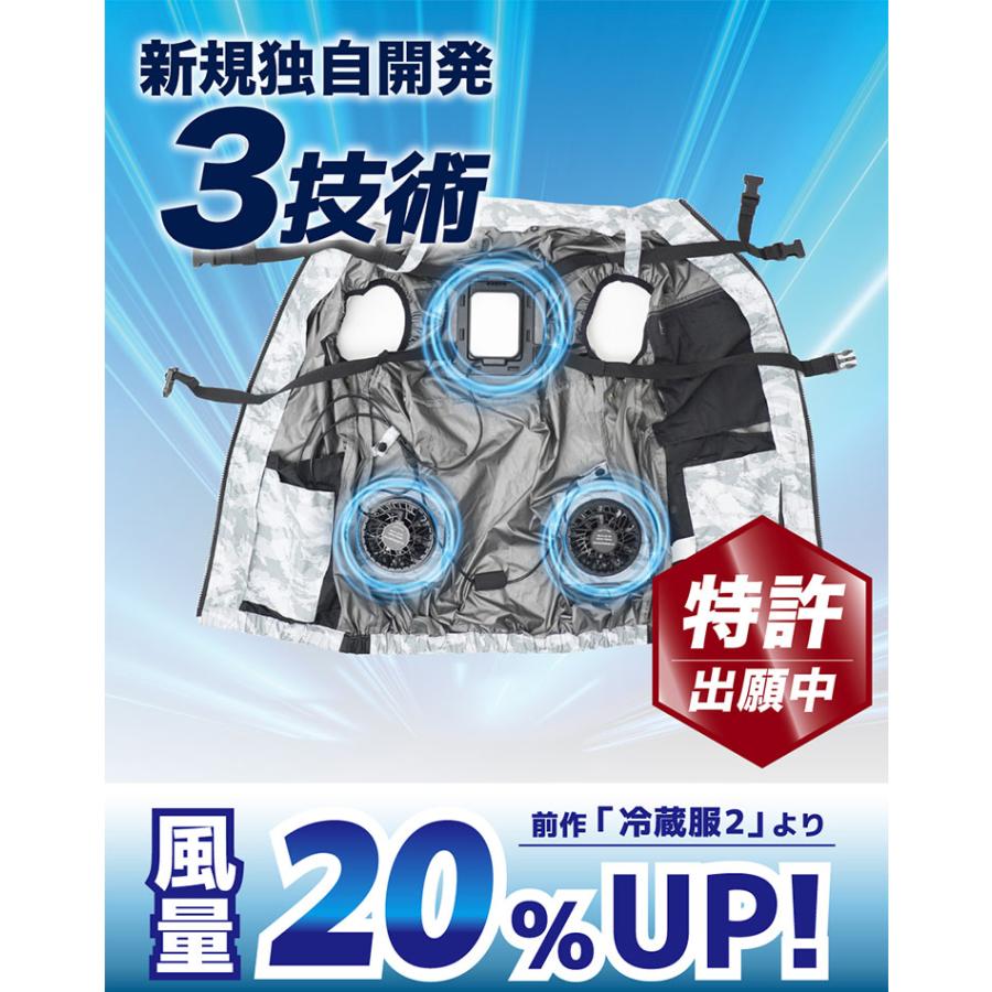 THANKO サンコー 圧倒的に冷える 冷蔵服3 TKCV24 -19℃ 冷蔵服 エアコン